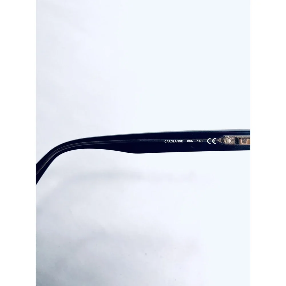New Kate Spade Black Gray Clear Cat Eye Eyeglasses Carolanne 08A 51 17 140